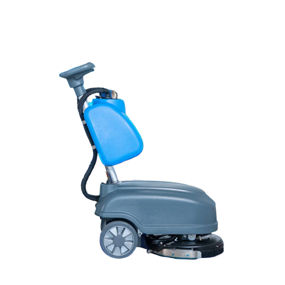 

Electric Walk Behind Industrial Power Floor Scrubber Used for Carpet Tiles Cleaning Core Components Battery Brush