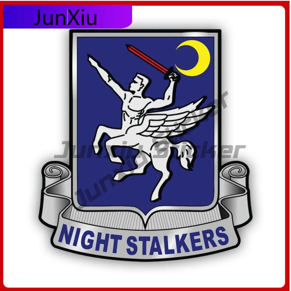160th Soar Night Stalkers Seal Sticker Creative Decals Special Ops Aviation Regiment Spec Ops Nightstalker Auto Decor Car