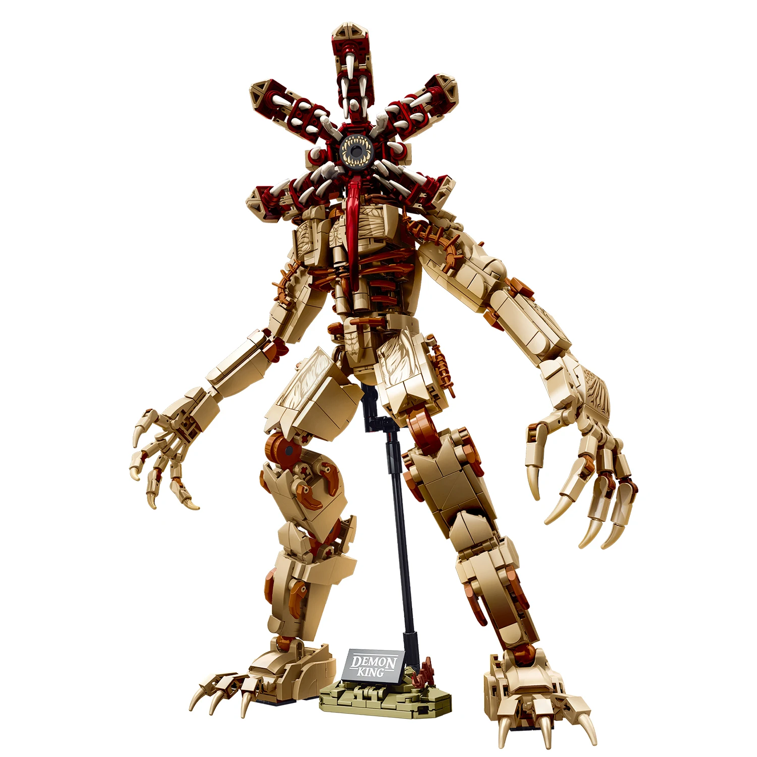 

Horror Monster MOC Building Blocks Sci-Fi Action Figure Alien Predator Creature Articulated Model Toy Gift for Adults Teens