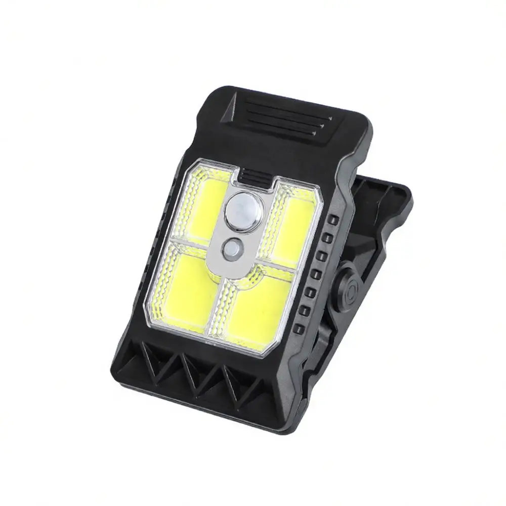 Solar Portable Clip Light Outdoor LED Lamp Garden Yard Decor Motion Sensor Path Camping Patio Night Security Illumination Tool