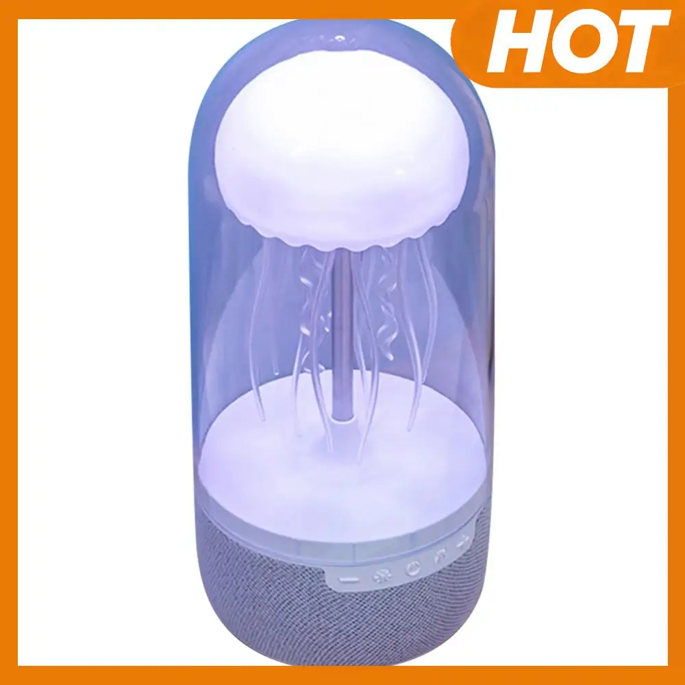 

Плавающий динамик-медуза с Bluetooth, Hi-Fi стереозвуком, атмосферной подсветкой, 1800 мАч, меняющий цвет, для дома и офиса