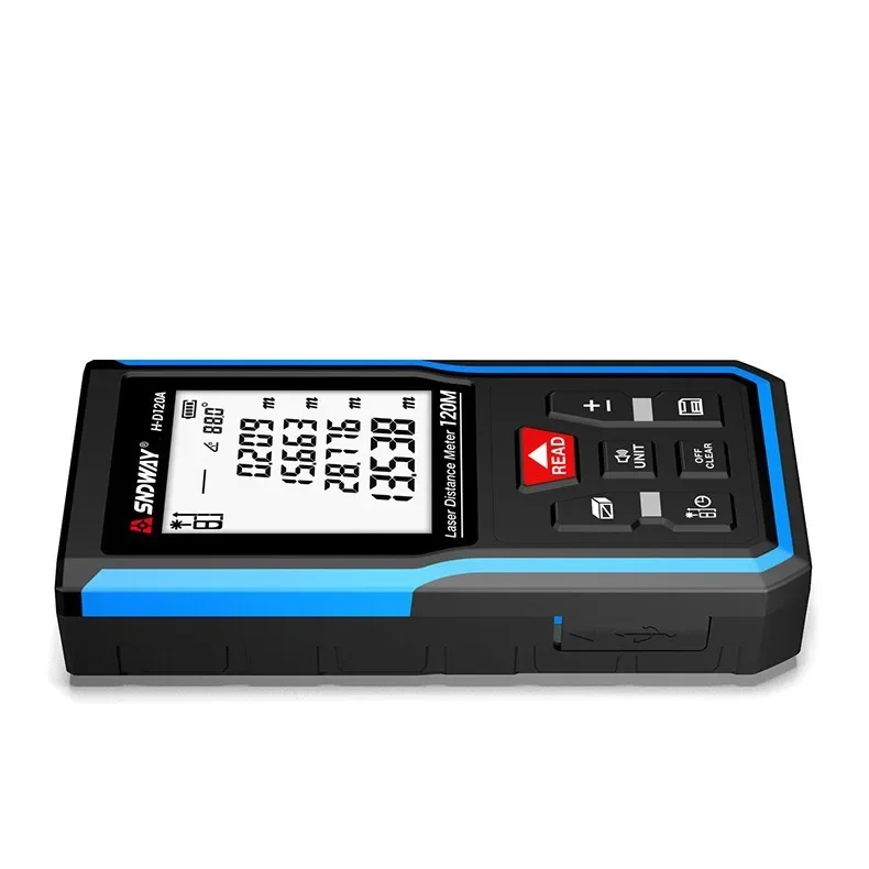 SNDWAY H-D120A Laser rangefinder infrared electronic ruler hand-held measuring room instrument high-precision laser rangefinder image 2
