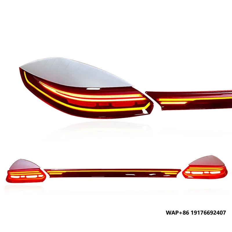 

Auto Car Tail Lights for ’Porsche 2010-2017 Panamera 970.1 970.2 Upgrade New Style Taillight With Middle Light