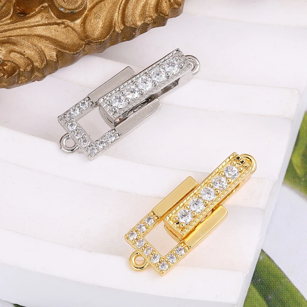 Juya DIY Handarbeiten Perlen Schmuck Machen Zubehör Dekoration Perlen Beschläge Luxus Stecker Verschluss Verschluss Verschlüsse Liefert – Detail 19