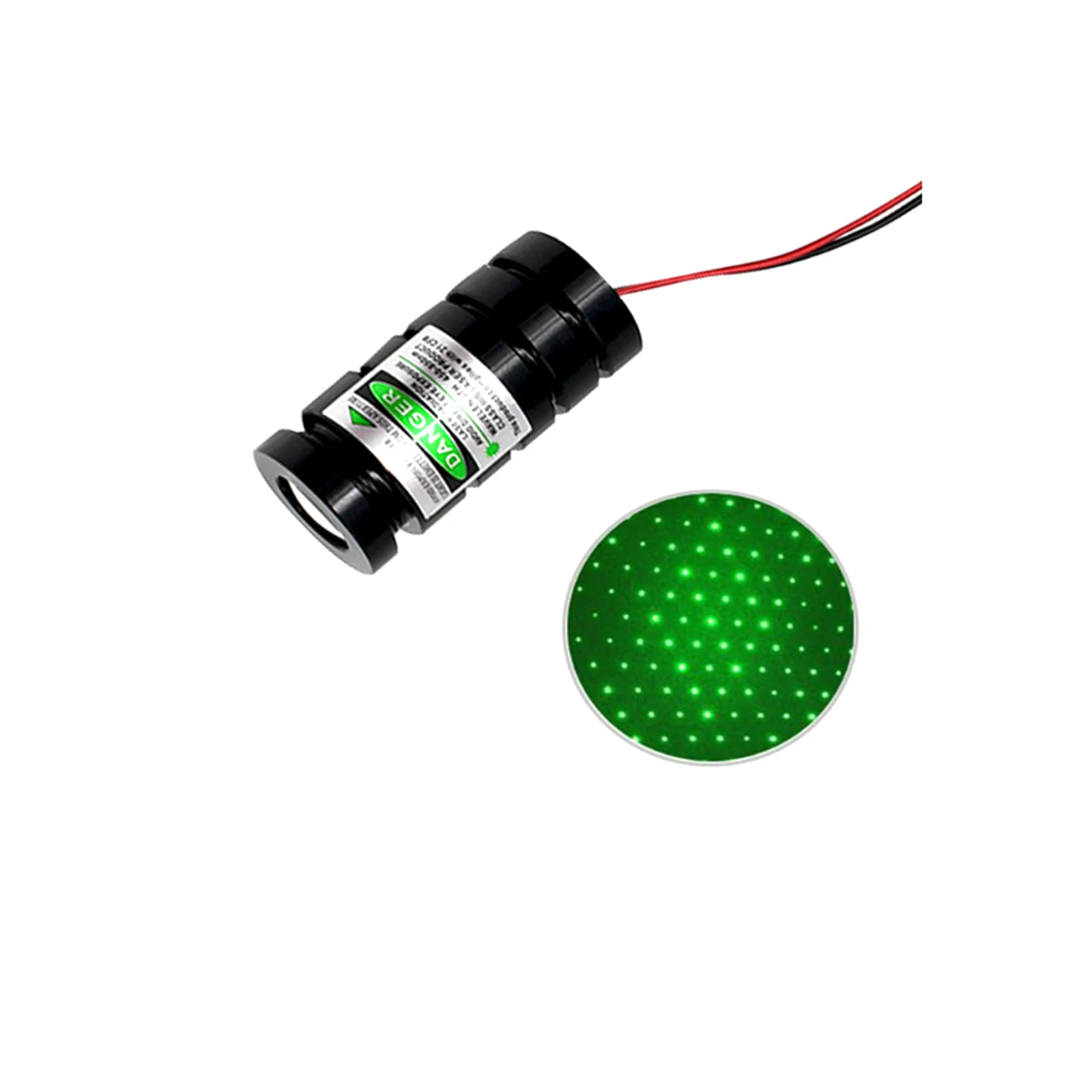 5PCS Full of Stars Green 532nm 35mW Fat Beam Laser Module For Bar / KTV Stage