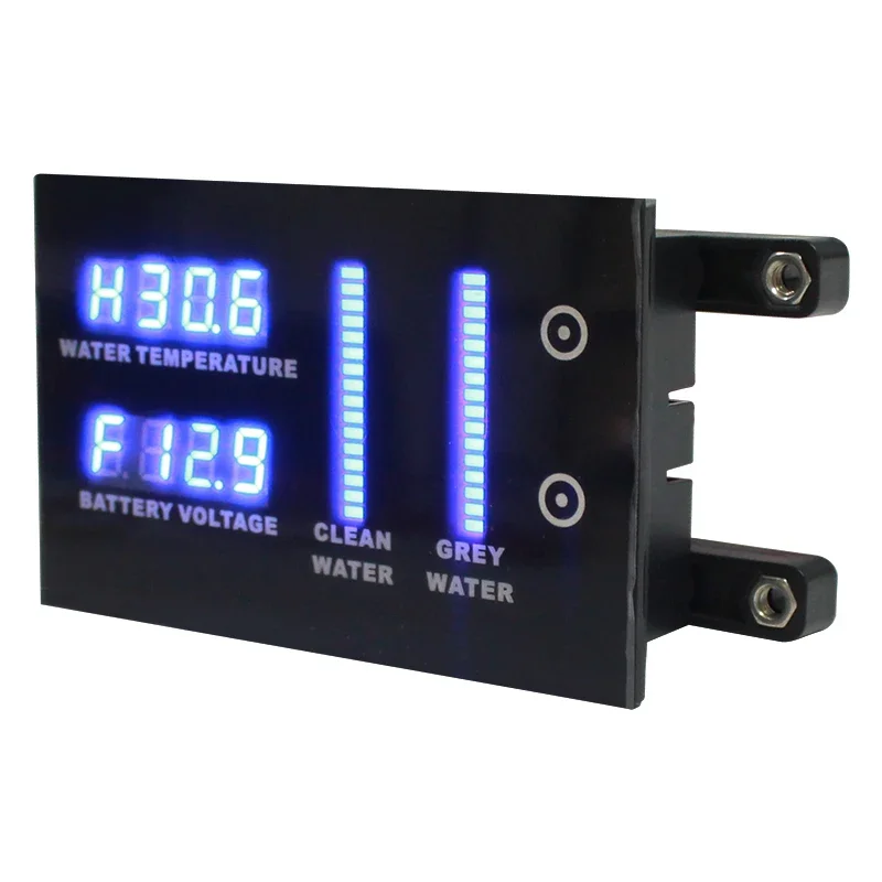 RV Part Include Voltmeter Water Meter Water Temperature Gauge 2 Way Touch Switch Control Panel Caravan Control Panel