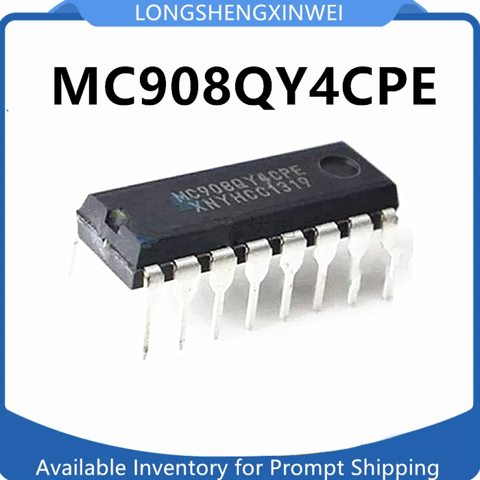 1PCS MC908QY4CPE MC908QY4CP  DIP-16 NEW Microcontroller Integrated Circuit Chip in Stock