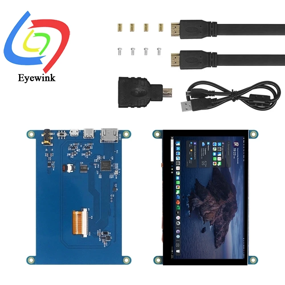 4.3 inch Raspberry Pi HDMI Display Screen with USB Capacitive Touch Screen 800*480 For Raspberry Pi