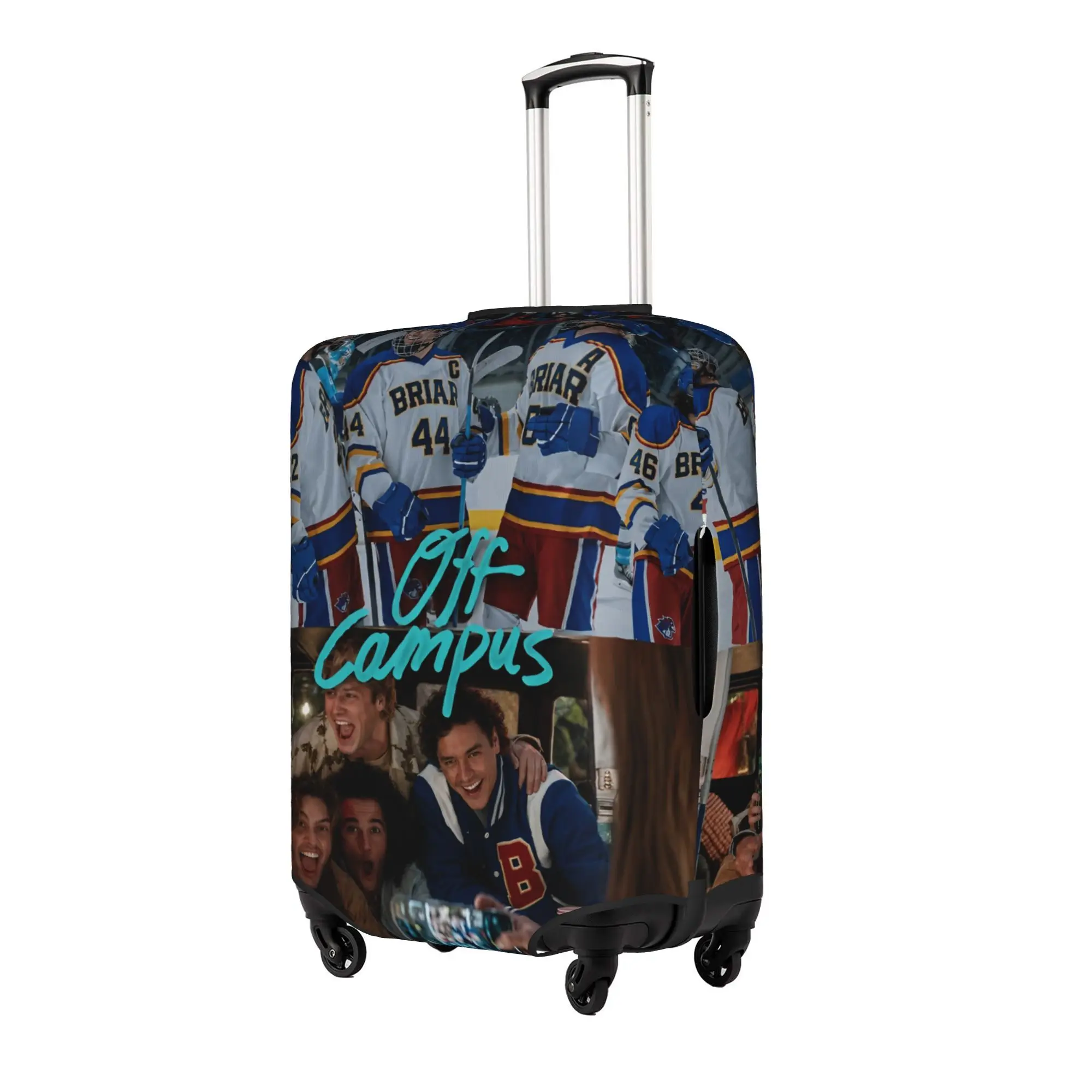 Custom Offs Campuses Travel Luggage Cover Dust Proof Romantic TV Series Suitcase Cover Protector Fit 18-32 Inch