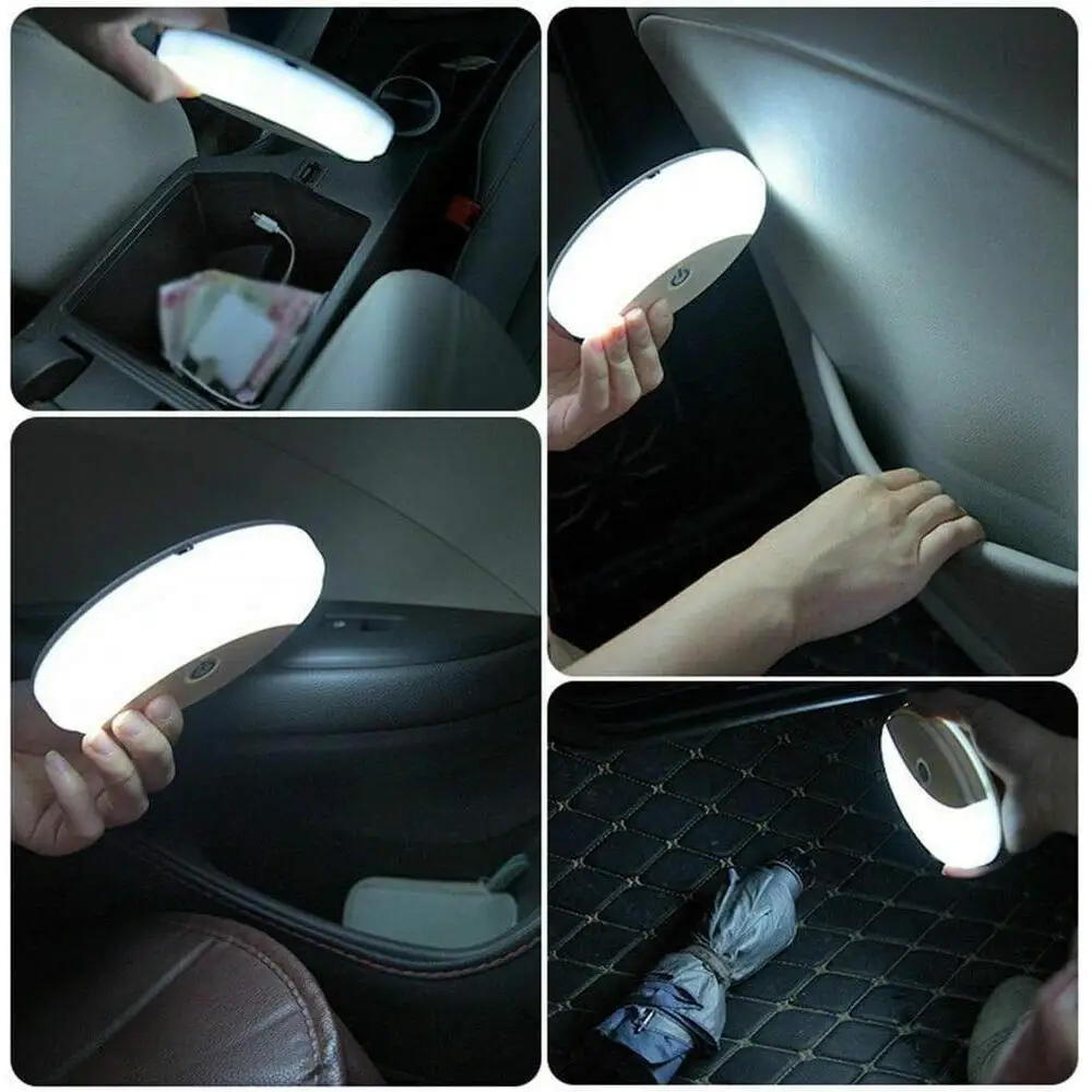 Car Interior Light with Magnetic Base LED Ceiling Roof Lamp Dome Light Motor Homes Trucks Caravans Buses Boats Reading Light