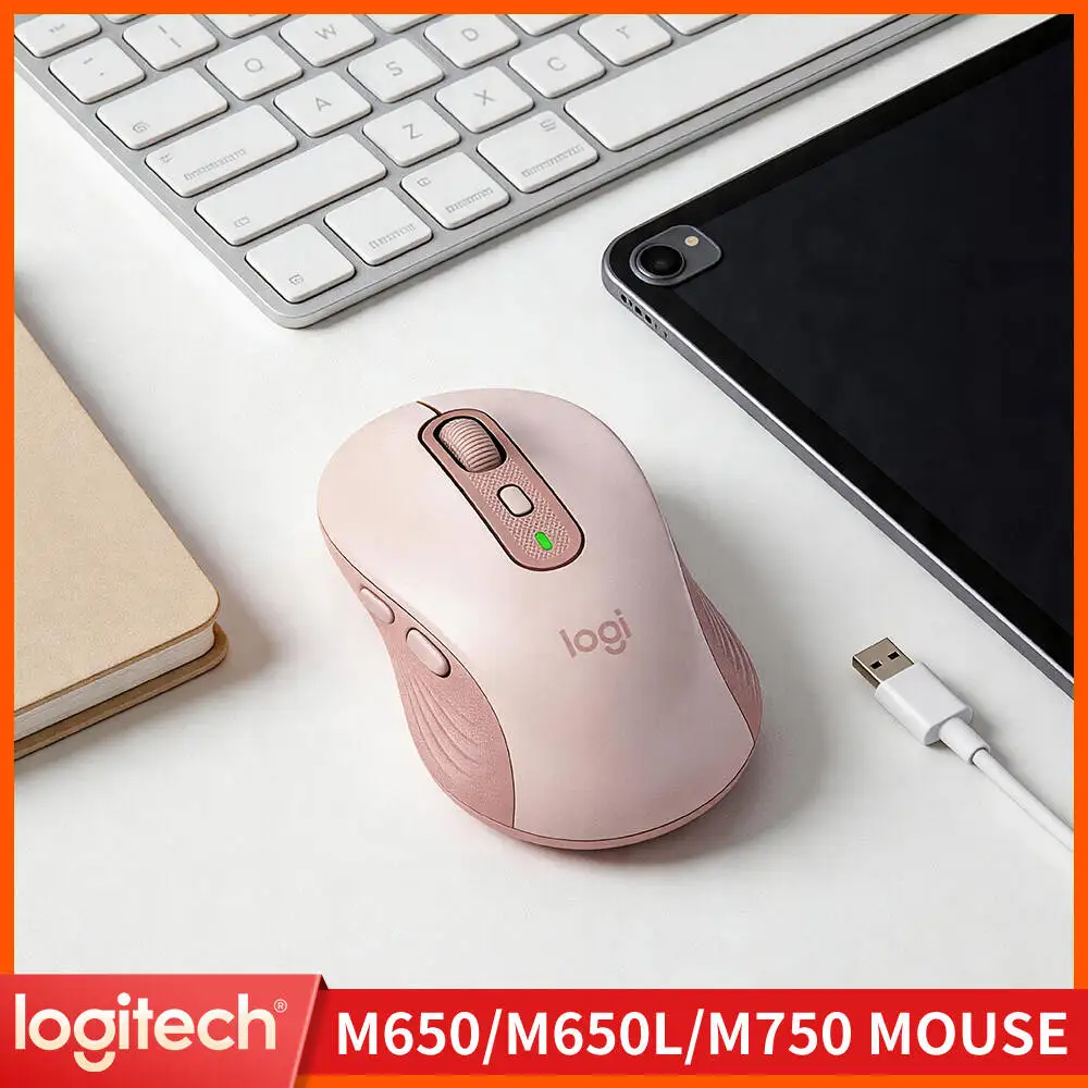 M750 Office Mouse - 4000 High DPI Precision, Rubber Anti-Slip Grips, 3-Device Switch, Business Essential