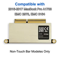 Nuevo SSD de 256 GB, 512 GB, 1 TB para MacBook Pro Retina A1708 2016 2017, Disco de Estado Sólido EMC 3164 EMC 2978