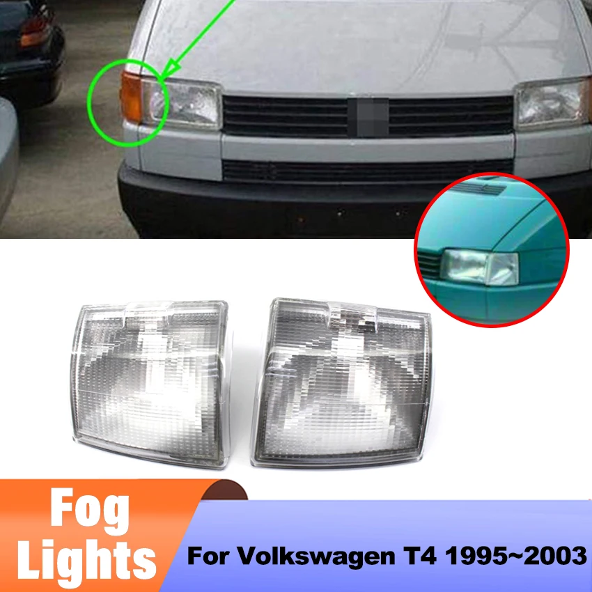 1 Pair Car Turn Signal Front Corner Lights Indicator Signal Lamps For Volkswagen T4 1995 1996 1997 1998 1999 2000 2001 2002 2003