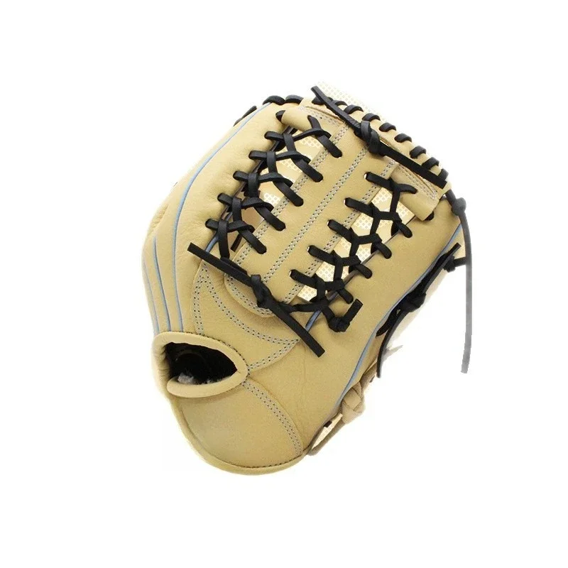 Beginner All-Cowhide Instant Baseball Gloves Children Adult Teen Milky Guard