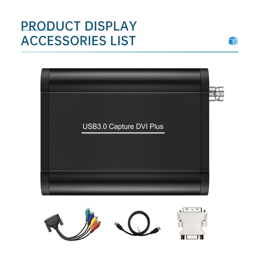 UNISHEEN UC3500A Kartu Tangkap Video untuk Siaran Langsung Game 1080P OBS vMix Xsplit USB SDI HDMI DVI VGA YPbPr