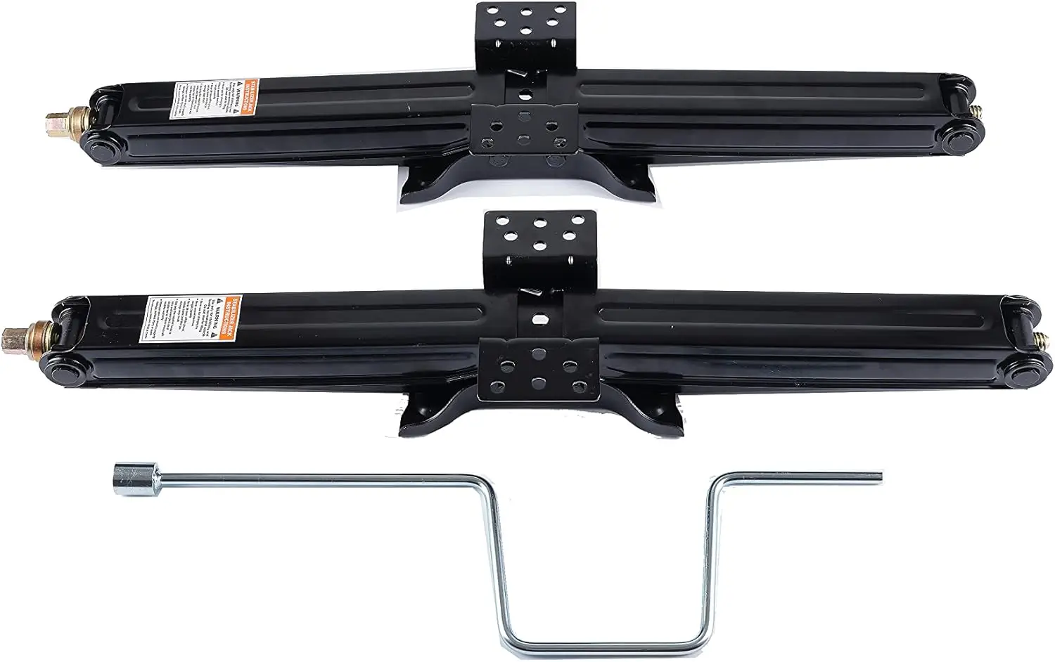 

Two New 30" Scissor Jacks with Crank Handle | 5000lbs Capacity | 5-30" Height | Spray-Tested Powder Coated | BJ-5000MSJ30