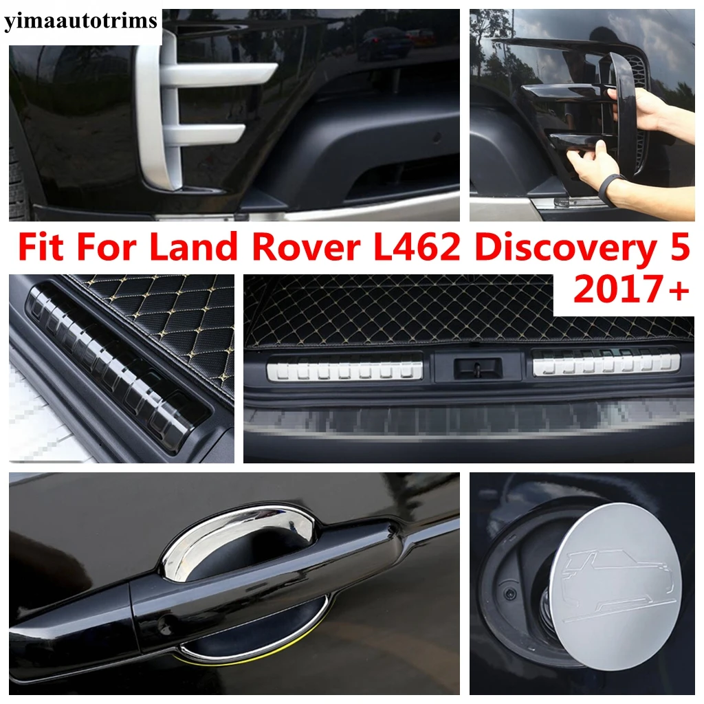 

Front Fog Light Eyebrow / Oil Gas Tank / Handle Bowl / Bumper Sill Plate Cover Trim For Land Rover L462 Discovery 5 2017 - 2022