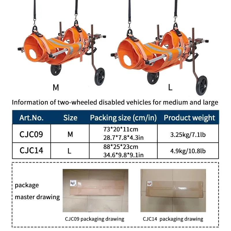 Pet training supplies  pet disability scooters walking aids carts  Medium to large dogs