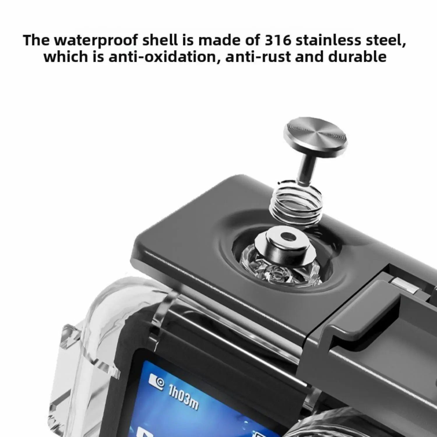 DJI Osmo Action 6 카메라용 방수 하우징 케이스 70미터 수중 다이빙 쉘 커버