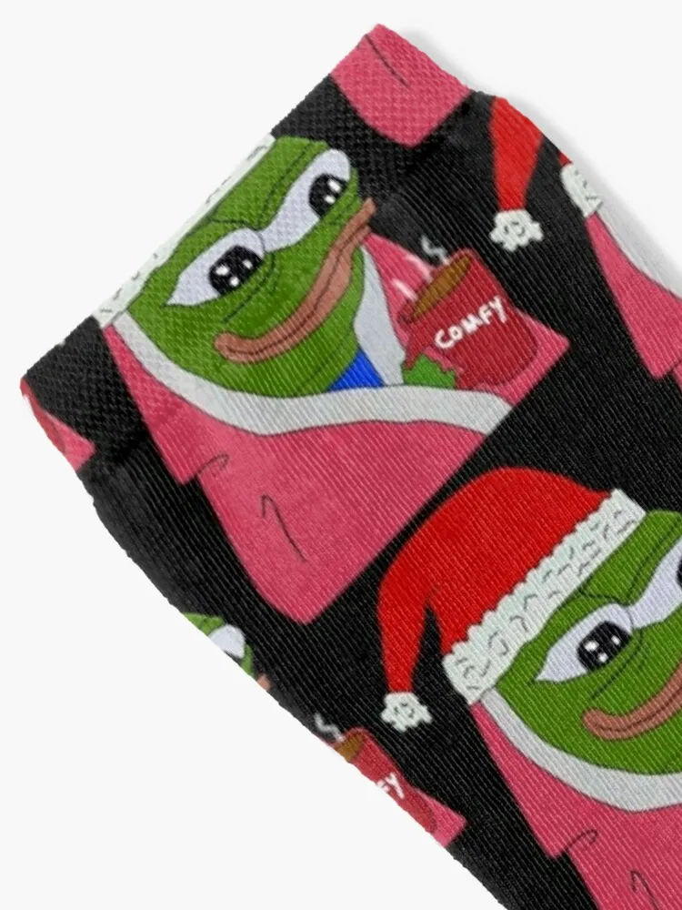 Rare Pepe Comfy Cozy Christmas Socks Funny Socks Men