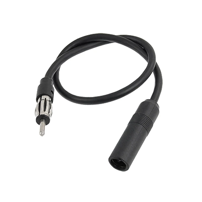 

35CM FM Radio Antenna Extension Cable Cord Portable Universal Accessory Black Car Antenna Extension Car Accessories