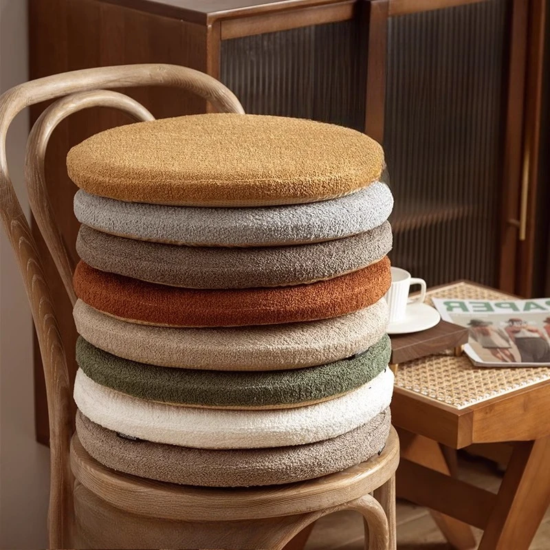 

Round Memory Foam Seat Cushion Non-Slip Pillow for Dining Chair Bar Stool Office Home Floor Use Comfort All-Season Support
