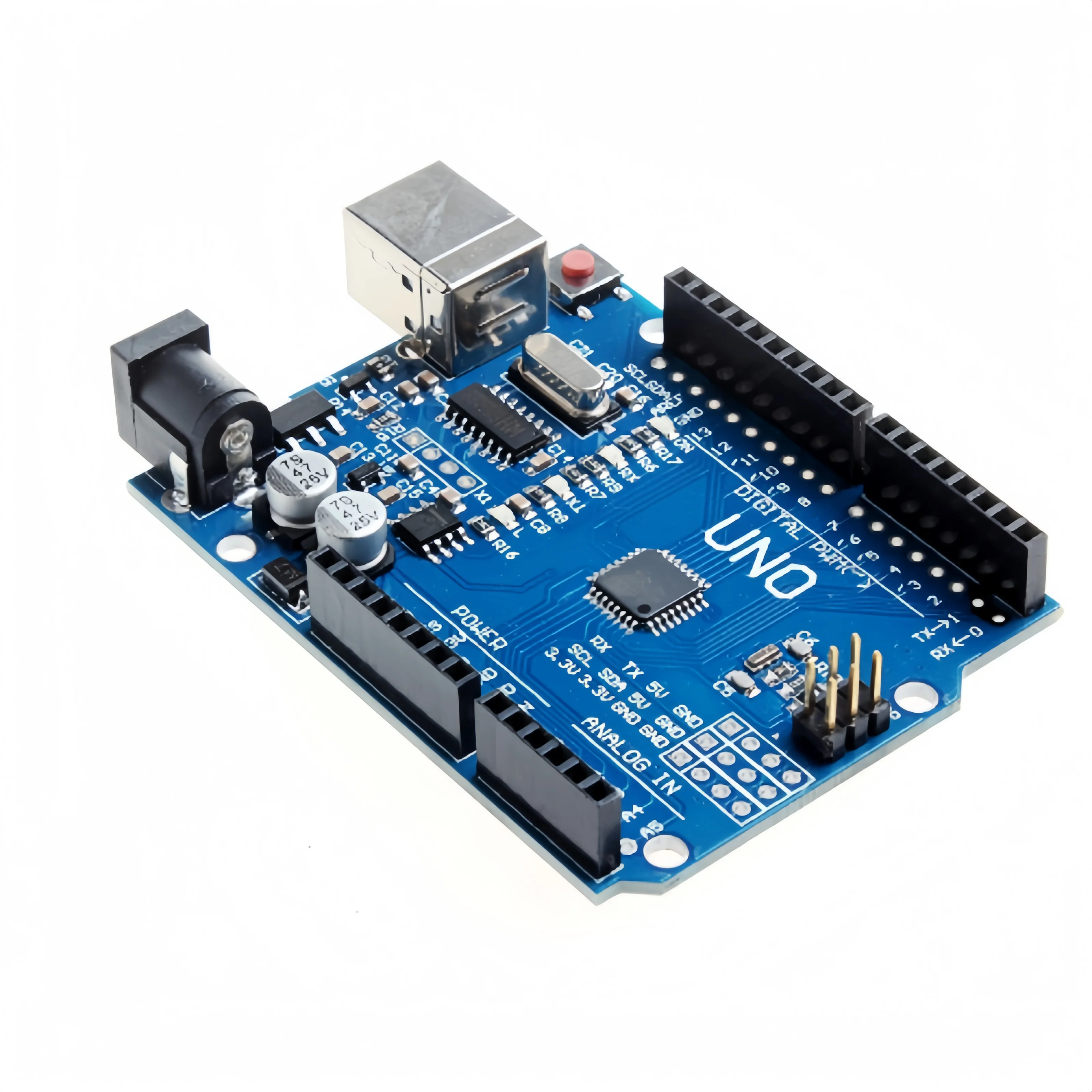 1/5PCS UN0 R3 Board ATmega328P Development Board with Pin Header and Cable Compatible with Arduino IDE Projects