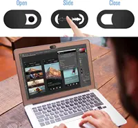 Couverture de caméra en plastique obturateur aimant curseur Webcam couverture pour IPad tablette Web ordinateur portable Pc caméra lentilles de téléphone portable autocollant de confidentialité 3