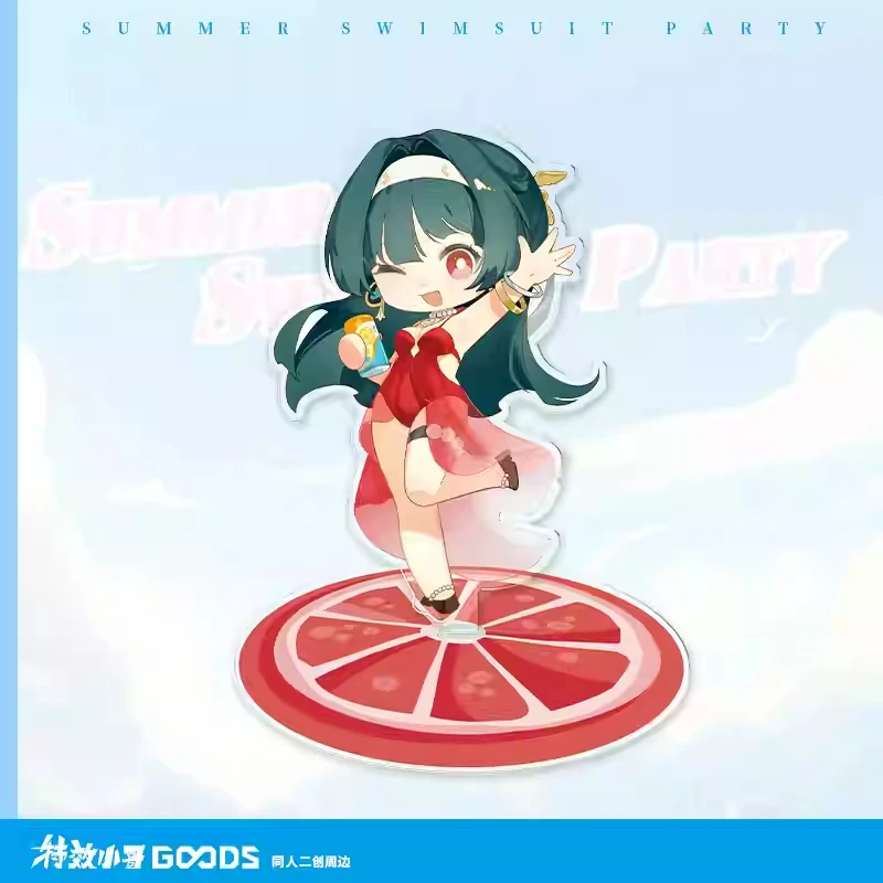 Anime Zenless Zone Zero Hoshimi Miyabi Yixuan Ju Fufu Astra Yao Acrilico Rotante piccolo Segnale In Piedi Accessori Regalo Cosplay