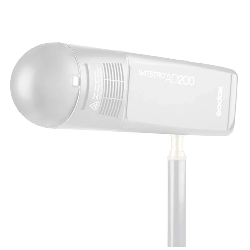 Difusor de cúpula AK-R11 Compatible con cabezal de Flash redondo Godox H200R Godox V1 Flash Series V1-S V1-N V1-C AD200 Pro AD200