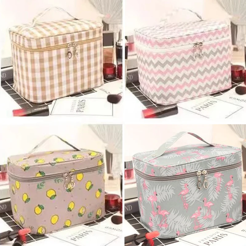 1PC Grote Capaciteit Waterdichte Vrouwen Make-up Tas Draagbare Opvouwbare Toiletartikelen Organizer Opslag Cosmetische Tas Reizen Thuis Leveringen