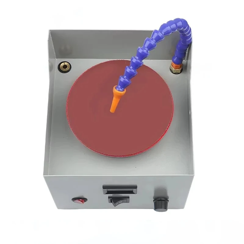 Electric Cooled Knife Sharpener, 0-4000RPM Variable Speed Wet Sharpening Machine with Built-In Water Pump