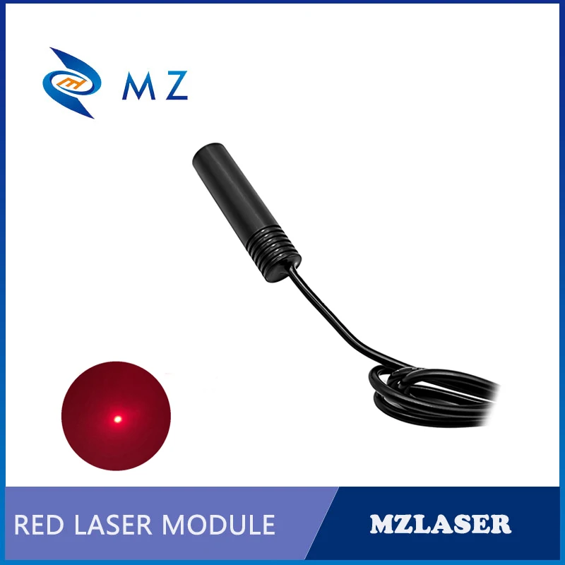 Red Dot Laser vendita calda Compact D16mm 650nm 5mw 3V 5V 12V 24V modulo diodo Laser lente in vetro grado industriale con adattatore