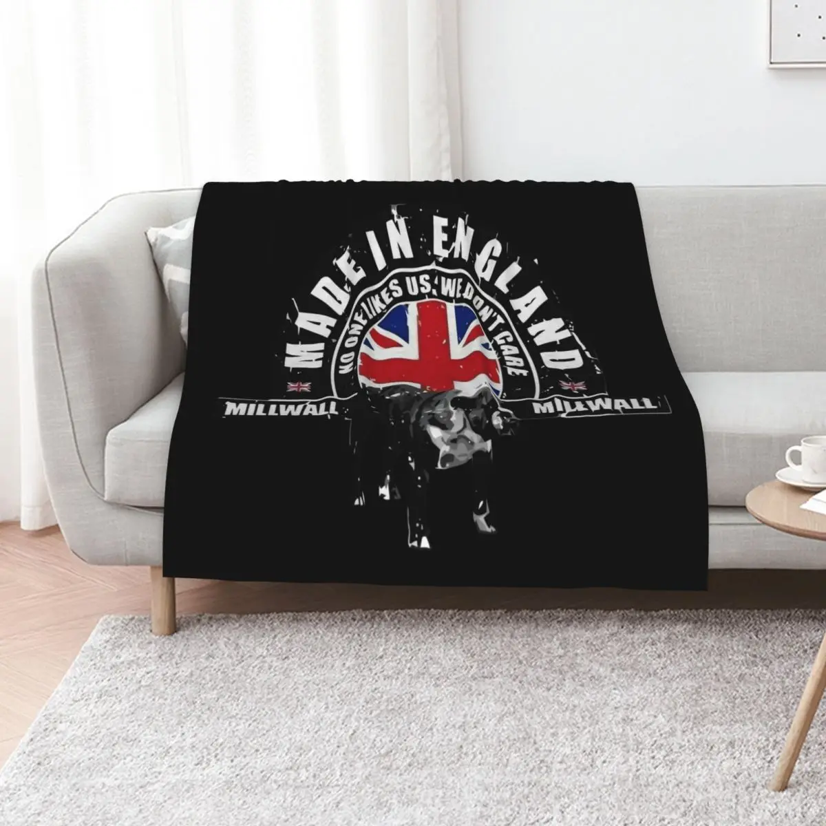 Millwall Made in England Throw Blanket for winter Moving funny gift Luxury Thicken Decorative Sofa Tourist Blankets