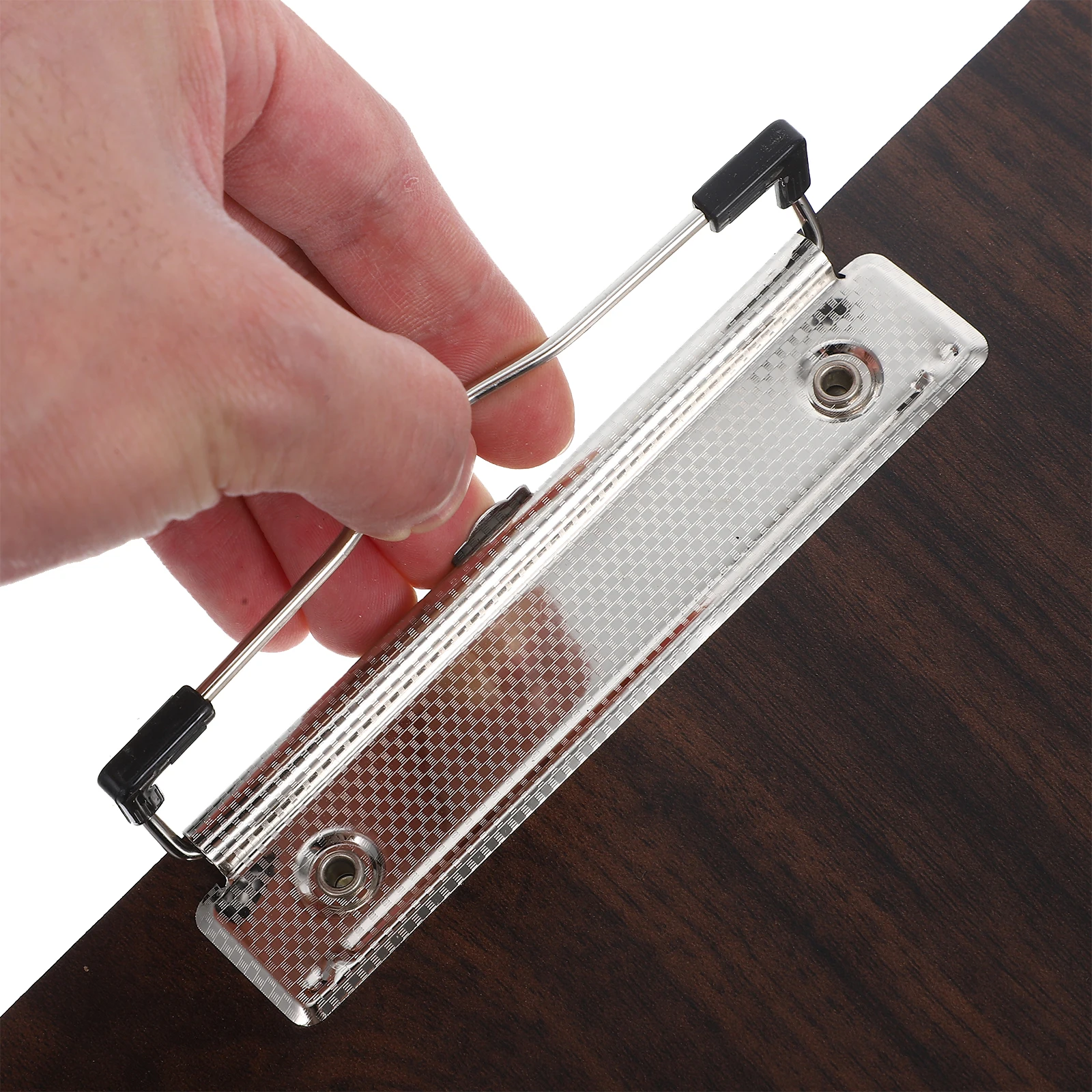 Wood Clipboard Portable A4 Size Strong Metal Clip Retractable Hanging Ring Rounded Edges Writing Surface For Sketching