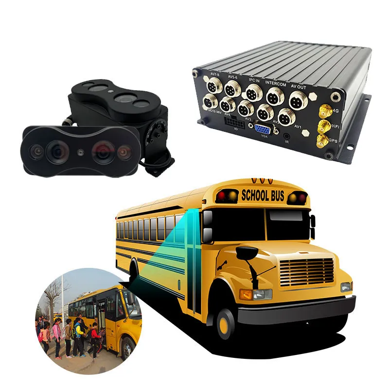 3D Passenger Counting  4G GPS Public Transportation Automatic Passenger Bus Counter Passenger Counting System with Camera GPS 4G