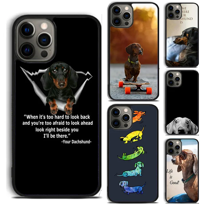 Dachshund Doberman Dog Phone Case For For iPhone 16 15 11 12 13 14 Pro Max XS XR Plus coque