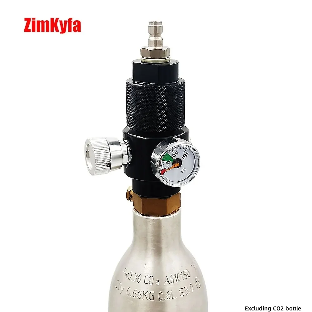 

Регулятор HPA Клапан Co2 с американским фостером или адаптером быстрого отключения 8 мм, штекер, набор «сделай сам» для бутылки с баком G1/2-14