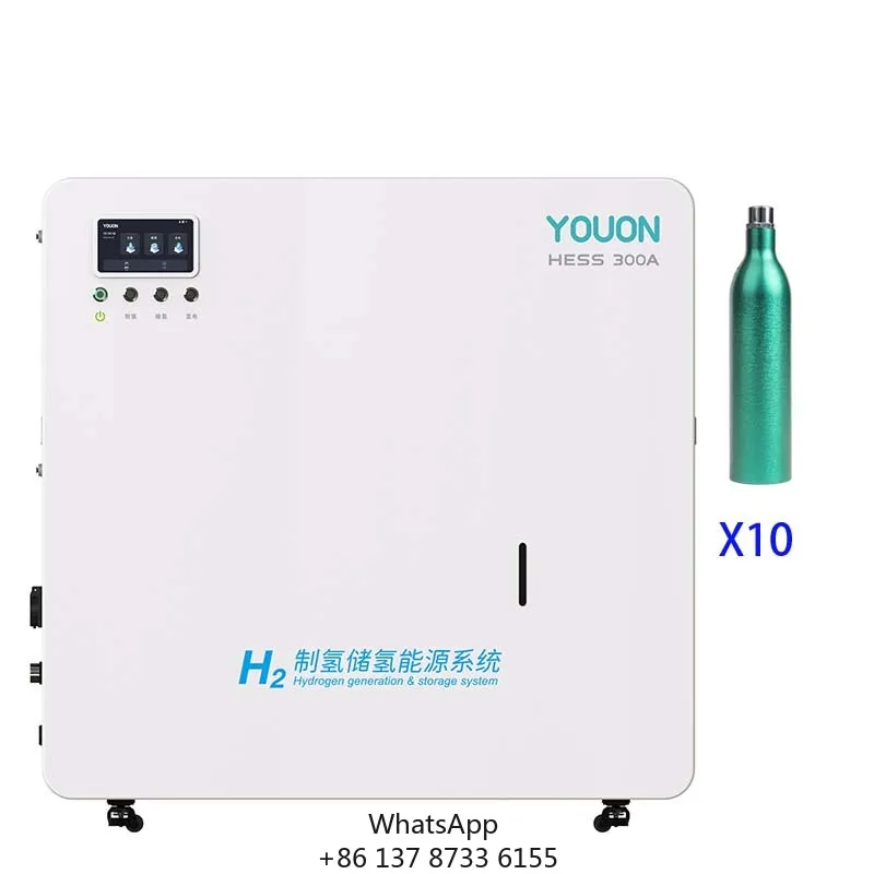 Brand New 10 Hydrogen Tanks Inside Store 2000L-5000L Pure Hydrogen Generator For Home Hydrogen Refueling Device