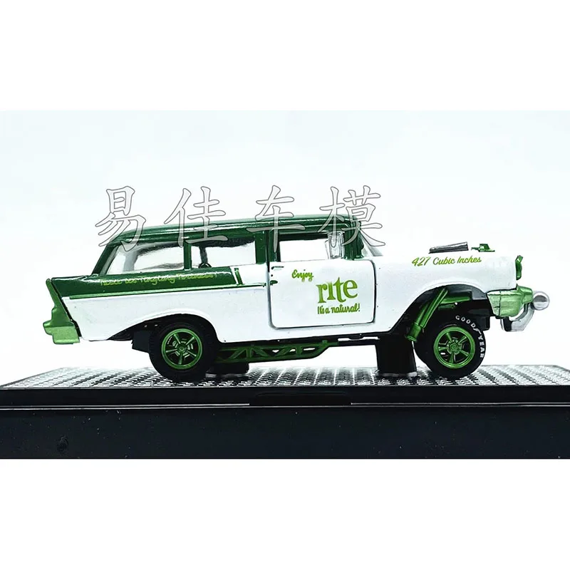 M2 Diecast Alloy 1/64 1957 150 Handyman Station Wagon Gasser Car Model Collection Static Display Ornament Toy Gift