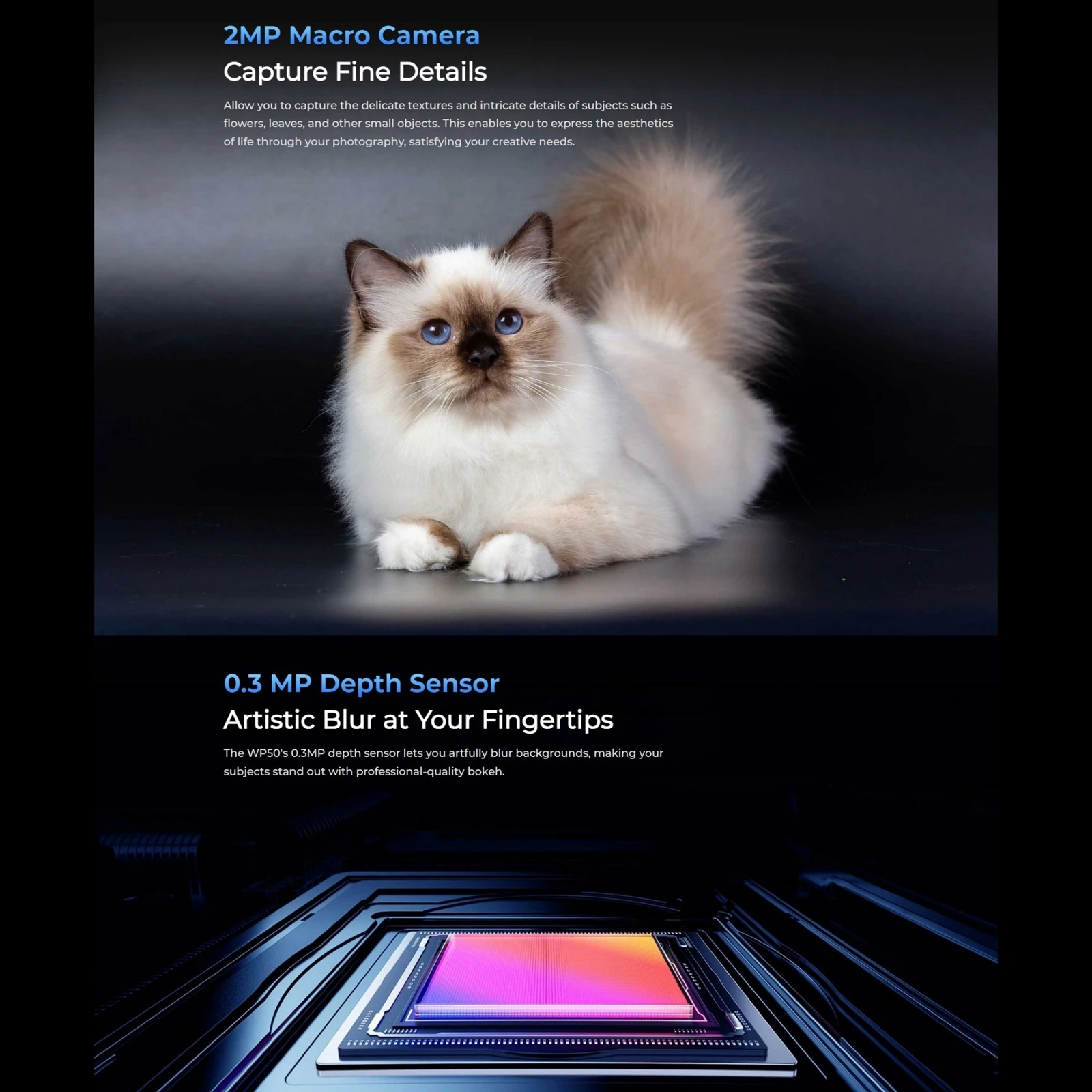 Oukitel WP50 5G 견고한 휴대폰, 6.6 인치 안드로이드 14.0, MediaTek Dimensity 6100, 옥타코어 48MP NFC 5G 스마트폰, 4GB + 256GB