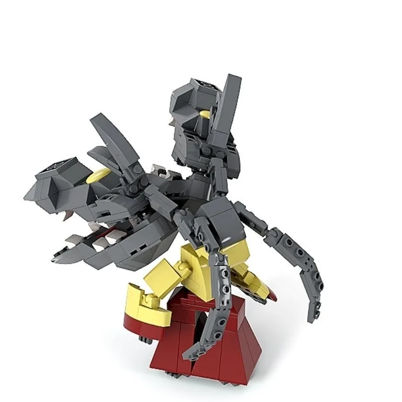 MOC 애니메이션 그림 빌딩 블록 모델 Mawile 액션 피규어 블록 어린이를위한 장난감 Antistress 조립 벽돌 키트