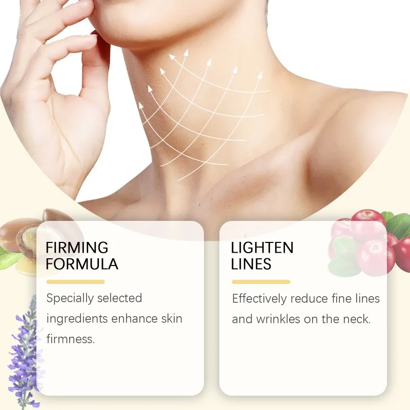 ขั้นสูงกระชับคอครีม Anti-aging Lift Rejuvenation Nourish ขจัดคอ Fine Lines ขจัด Double Chin SkinCare