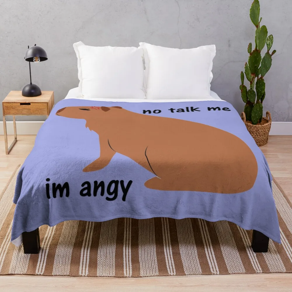 

Capybara pet Throw Blanket Luxury Throw Decoratives Blankets