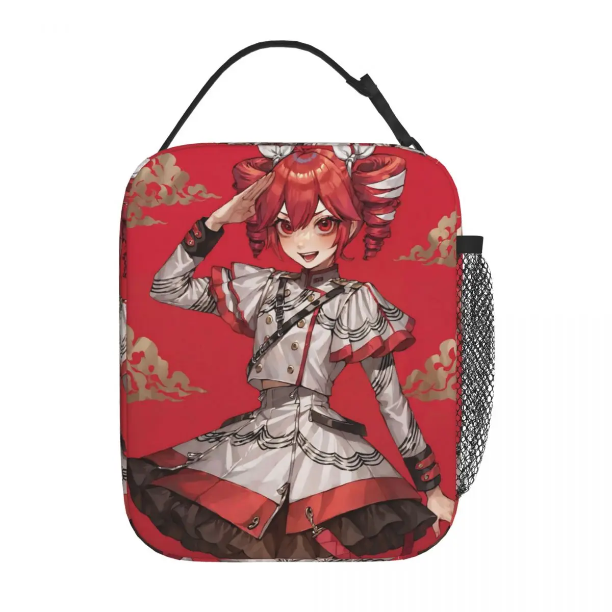 

Kasane Teto Изолированные сумки для обеда Термосумка Контейнер для обеда, аниме Vtuber, портативная сумка-тоут, ланч-бокс для мужчин и женщин, рабочий пикник