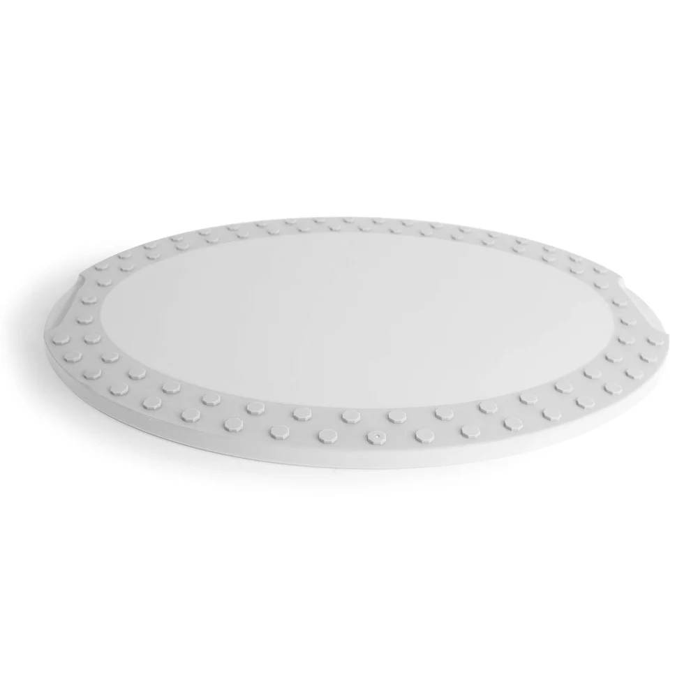 Pinça antiderrapante côncavo escultura placa polipropileno suco sulcos suporte de carne máquina de lavar louça segura forma oval ferramenta de cozinha