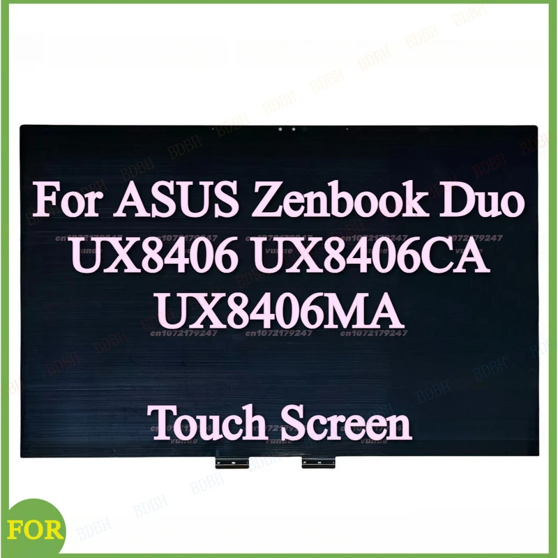 

BDBH 14.0-дюймовый сменный дисплей для ноутбука ASUS Zenbook Duo UX8406 UX8406CA UX8406MA, OLED LCD сенсорный экран в сборе