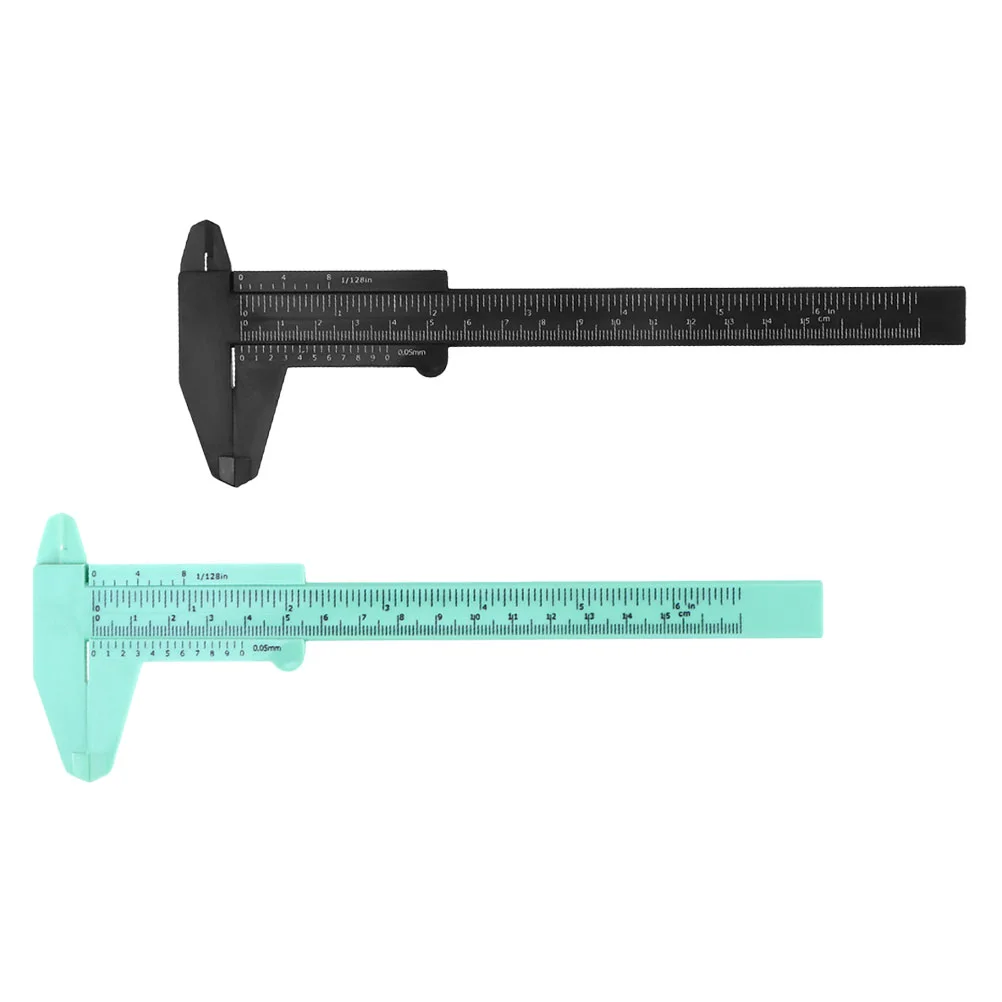 

2 Pcs Plastic Caliper 150mm Calipers Measuring Tool Tools Depth 0-150mm Measure Gauge