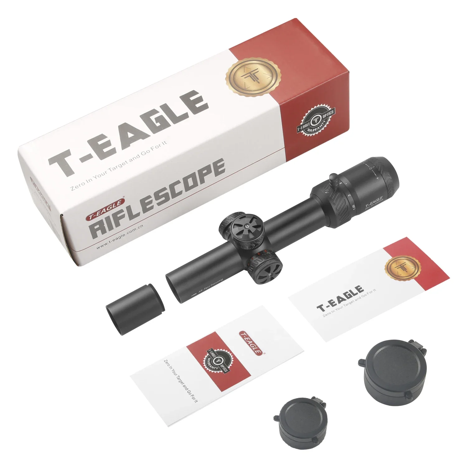 

T-EAGLE HR 1.25-6X20 IR Compact Optical Sight Tactical LPVO Riflescope For Hunting Reticle Illuminate Optics Airsoft Lunetas