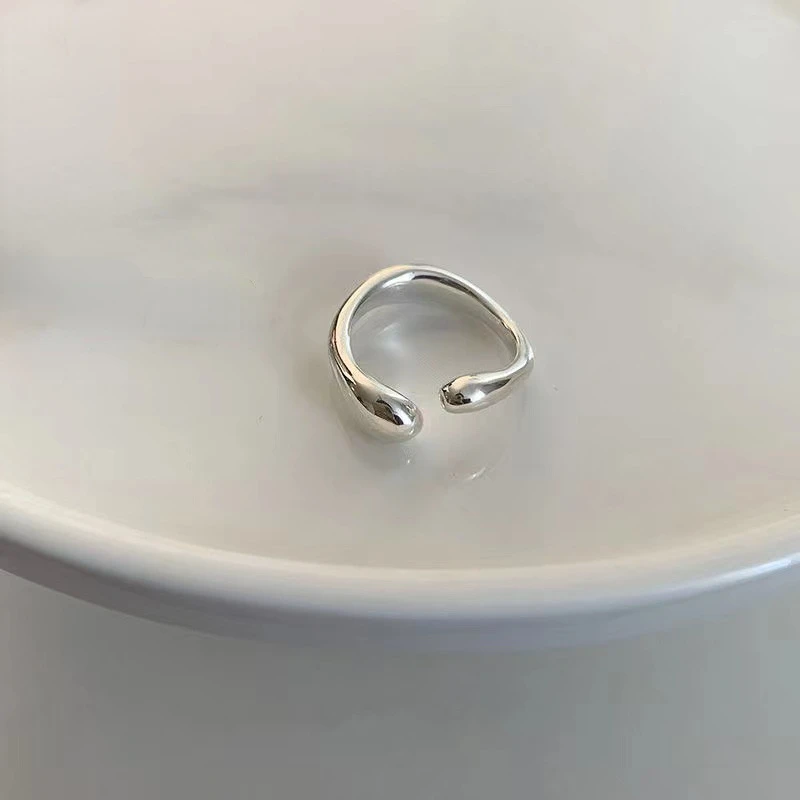 Vintage Silver Color Minimalist Geometric Metal Ring Set Punk Irregular Finger Ring for Women Men Fashion Jewelry Party Gift2025